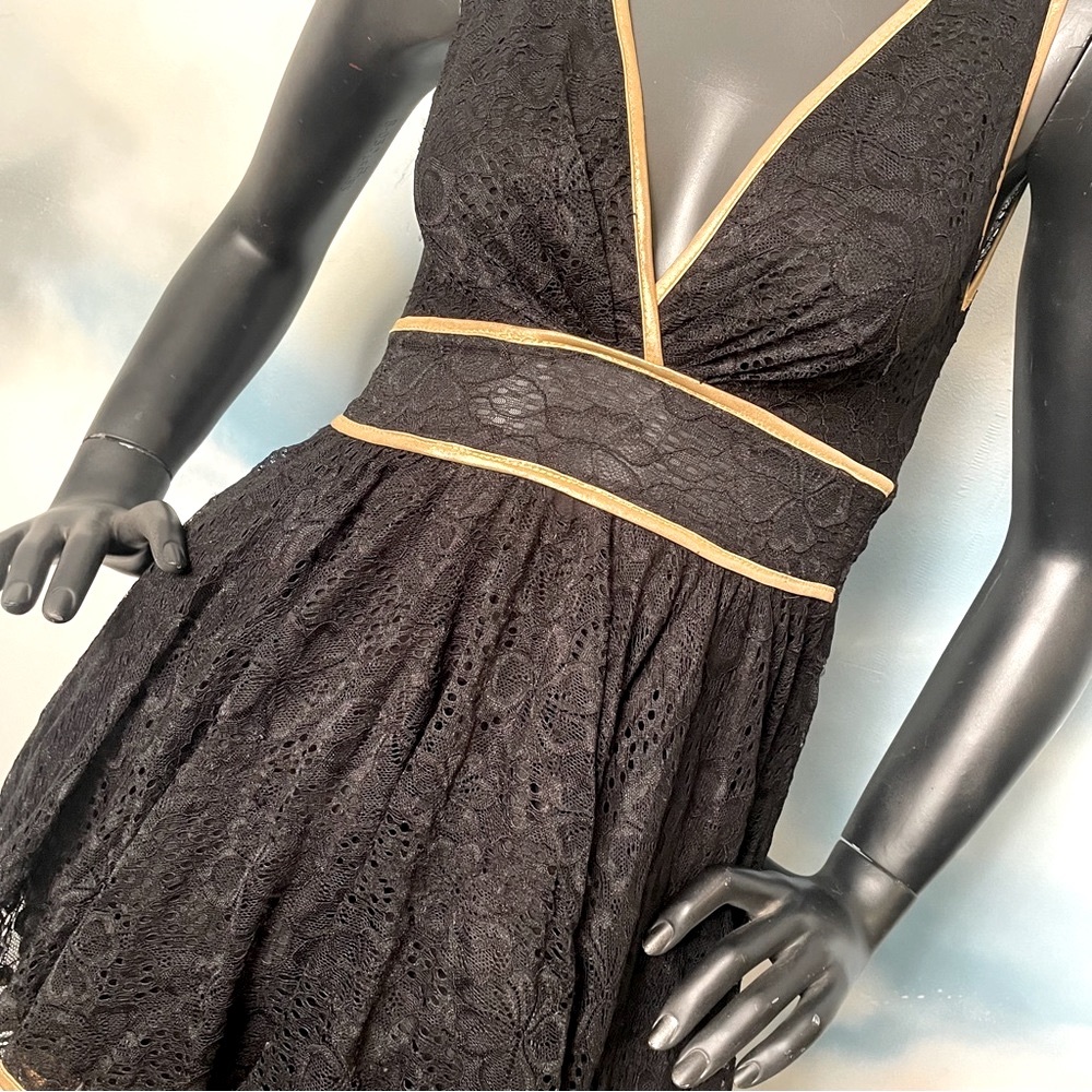 Sexy lacy little black dress